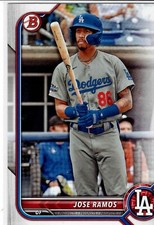 Jose Ramos Los Angeles Dodgers 2022 Bowman Draft