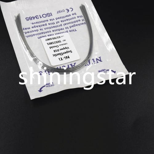 1 Sacchetto Super Elastico Niti Dentale Ortodontico Arco Filo Rotondo Ovoidale Superiore/Inferiore - Foto 20 di 38