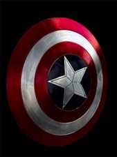 1:1 Avengers Metal Shield 75th Anniversary Captain America Shield/Roleplay