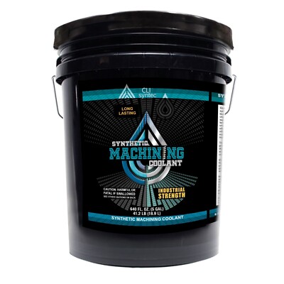 CLIsyntec Premium Synthetic Machining Coolant - 640 OZ. (5 Gal) Cutting/Grinding