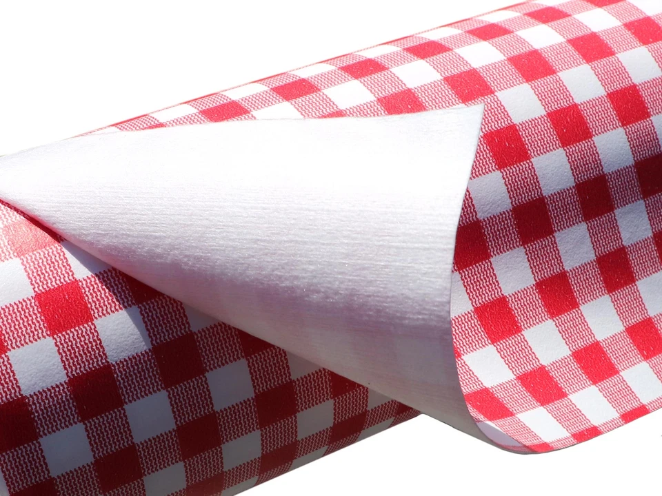 Tischdecke KARO Folie Rolle zuschneidbar wiederverwendbar versch. Farben&Größen - Bild 2 von 4