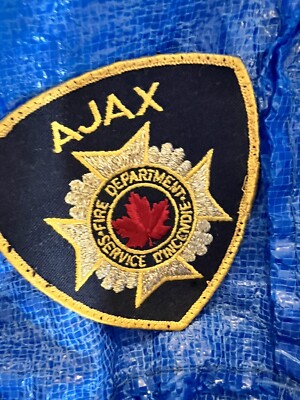 Ajax Fire Department Canada Patch E2