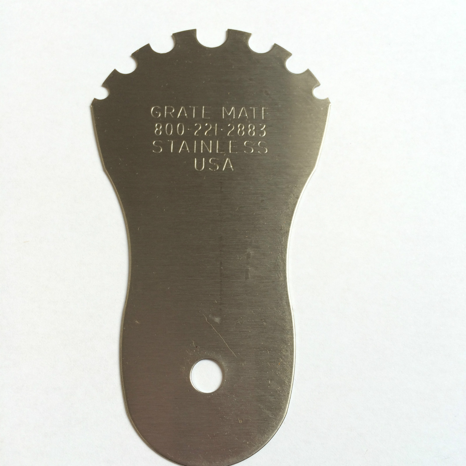 Oven, BBQ, Grill Scraper/ Cleaner By GRATE MATE  Easy To Use, Stainless Steel