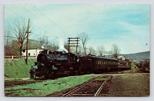 Cooperstown & Charlotte Valley Railroad C&CV RR c1971 VTG UNP Chrome Postcard