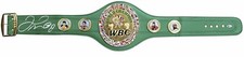 Floyd Mayweather signed Boxing Championship belt autograph BAS Beckett COA