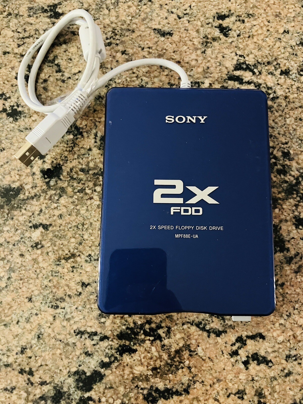 Sony USB Floppy Disk Drive 2X Speed Blue Model MPF88EUA eBay
