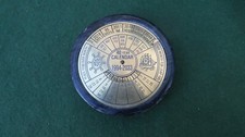 NAUTICAL ROUND BRASS 40 YEAR CALENDAR 1994 - 2033