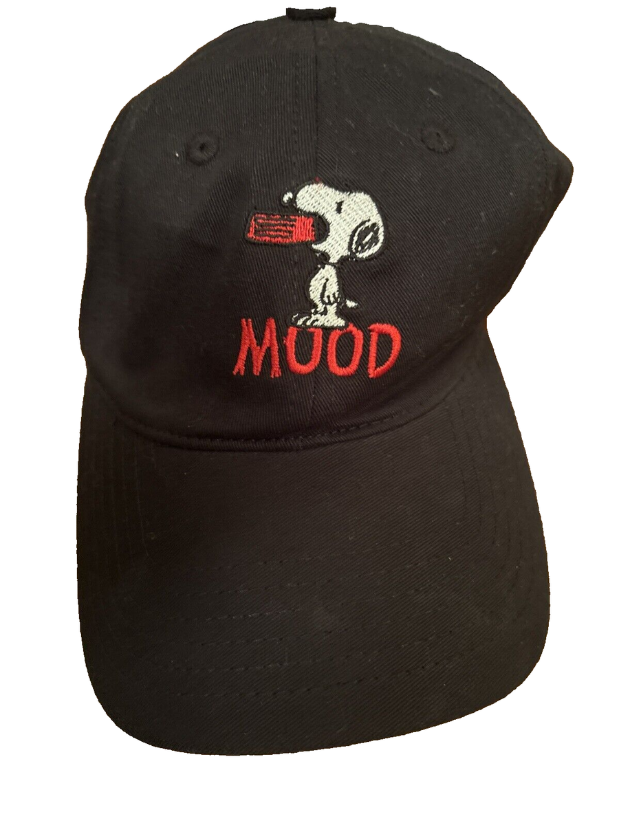 PEANUTS SNOOPY BALL CAP HAT “MOOD” DOG HOUSE Embroidered  display picture 1