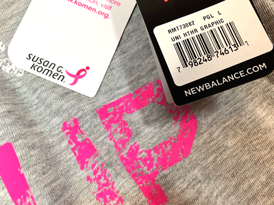 トップス n New Balance Unisex NB Dry Heather Graphic Tee Shirt Grey Large NWT
