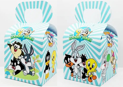 Baby looney tunes Baby Shower Party Banner Plates Cups Goodie Bags Favor Box - Picture 30 of 78