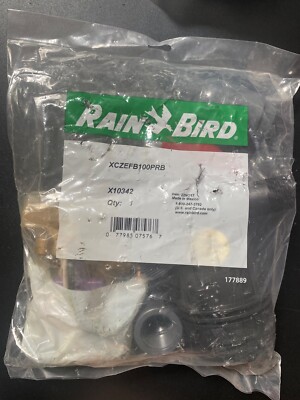 Rain Bird XCZEFB100PRB Kit Wide Flow Commercial Control Zone Kit with Scrubber