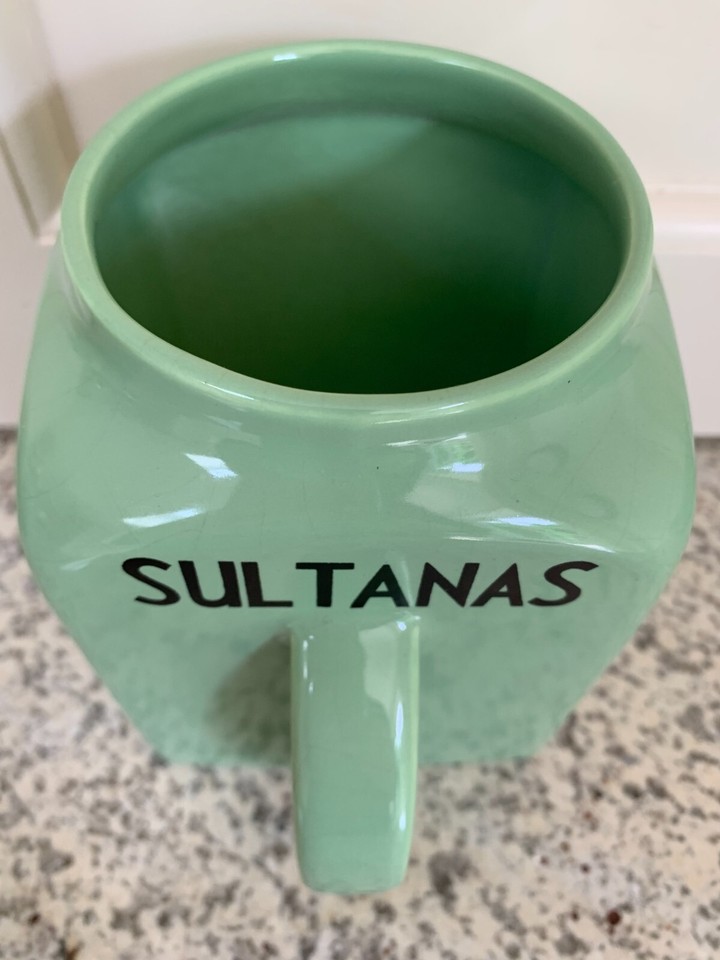 Bristol Pountney Vintage Kitchen Ware Storage Jar Green SULTANAS eBay