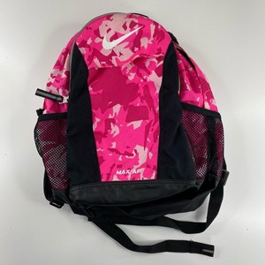 small pink nike backpack