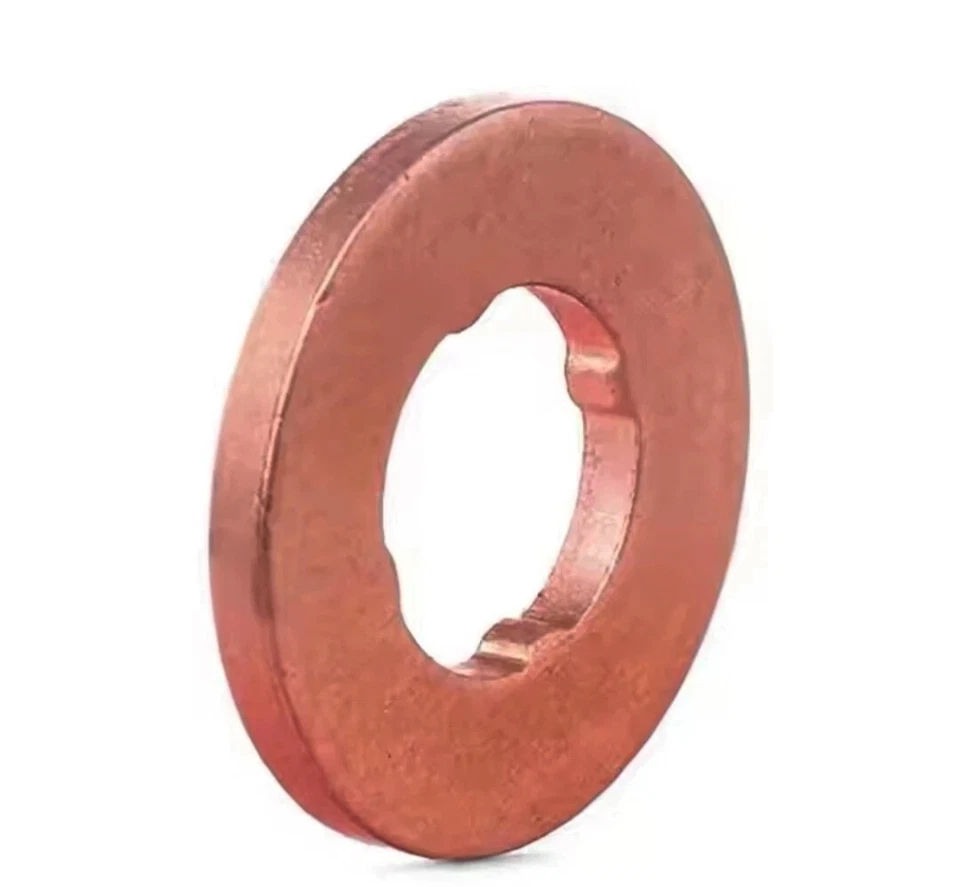 6 x Dichtring Kupferscheibe Injektor F00VC17503 BMW Mercedes CITROËN Audi Mazda - Bild 4 von 4