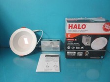 Halo 6" INCH Selectable Round Canless Recessed LED Retrofit Module w/ White Trim