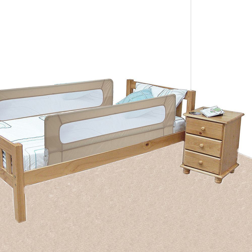 Baby Bed Guard Double Sided Mesh Rail Safety Guard Extra Wide Natural Safetots eBay