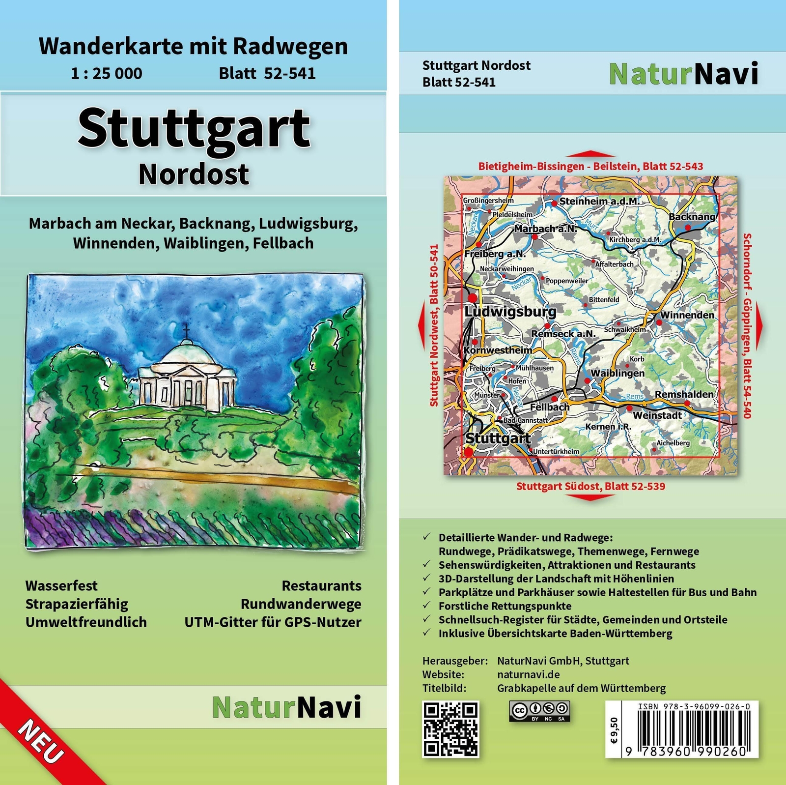 Thumbnail - Stuttgart Nordost 1 : 25 000 | (land-)karte | Deutsch | 2021 |