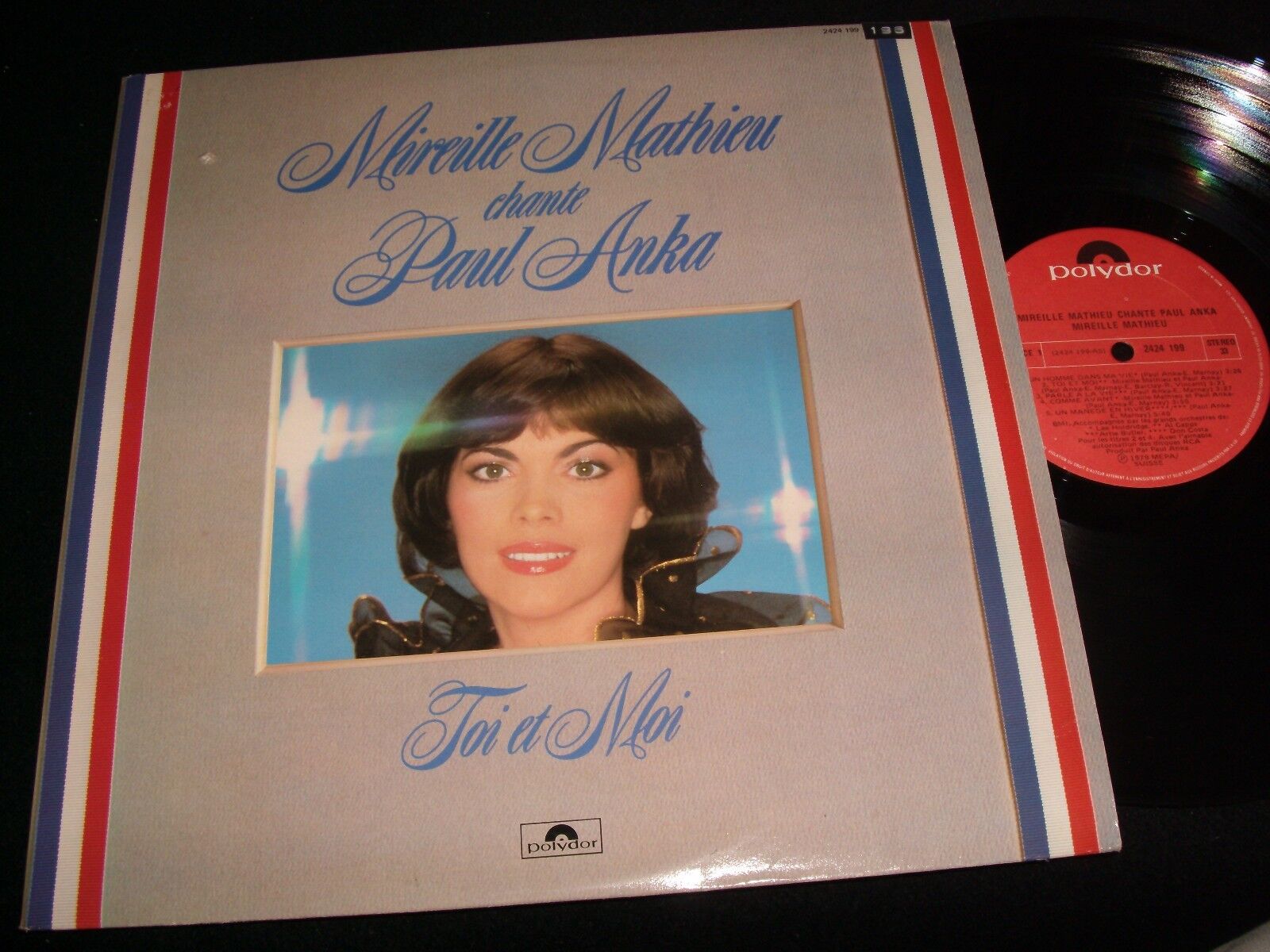 MIREILLE MATHIEU ° TOI ET MOI <>12" LP Vinyl~Canada Pressing ° POLYDOR 2424 199