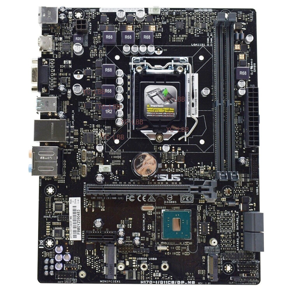 Intel H170 Motherboard ASUS H170-I/G11CB/DP_MB LGA1151 DDR4 for