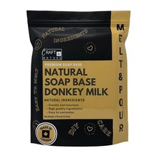 Base de jabón de glicerina hidratante de leche de burro sin perfume 2-Craft &Nature-8 libras