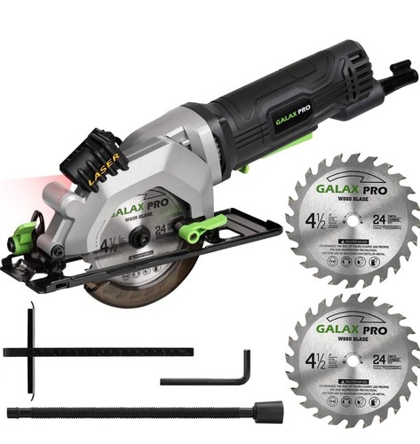 GALAX PRO 76602L 4Amp 3500RPM Circular Saw with Laser Guide-Saw ONLY ILRT6