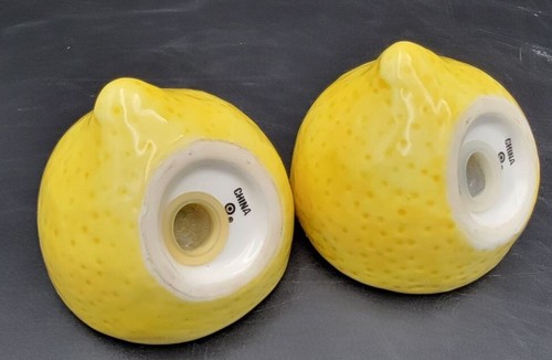 Noritake Lemon Plate & Lemon Shaped Salt & Pepper Shaker Set - Picture 5 of 24