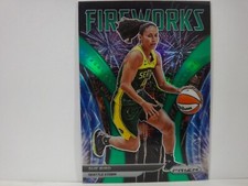 2022 Panini Prizm WNBA GREEN PRIZM SP FIREWORKS #5 Sue Bird - Seattle Storm