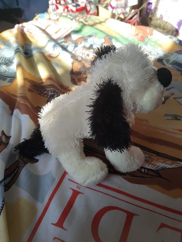 Webkinz Lil Kinz B&W Cheeky Dog HS192 NO CODE - Picture 2 of 5