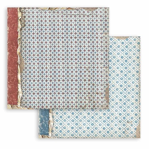 Stamperia VINTAGE LIBRARY - BACKGROUNDS 12" X 12" Double Sided Paper - 10 SHEETS - Picture 9 of 13