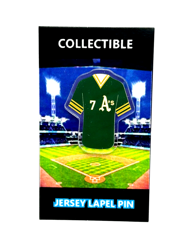 Oakland Athletics Jeremy Giambi jersey lapel pin-Classic RETRO Collectible