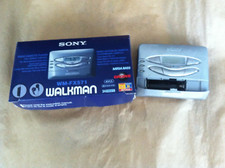 Sony Radio Cassette Player WM-F571 Box with pappers and instructions in mint