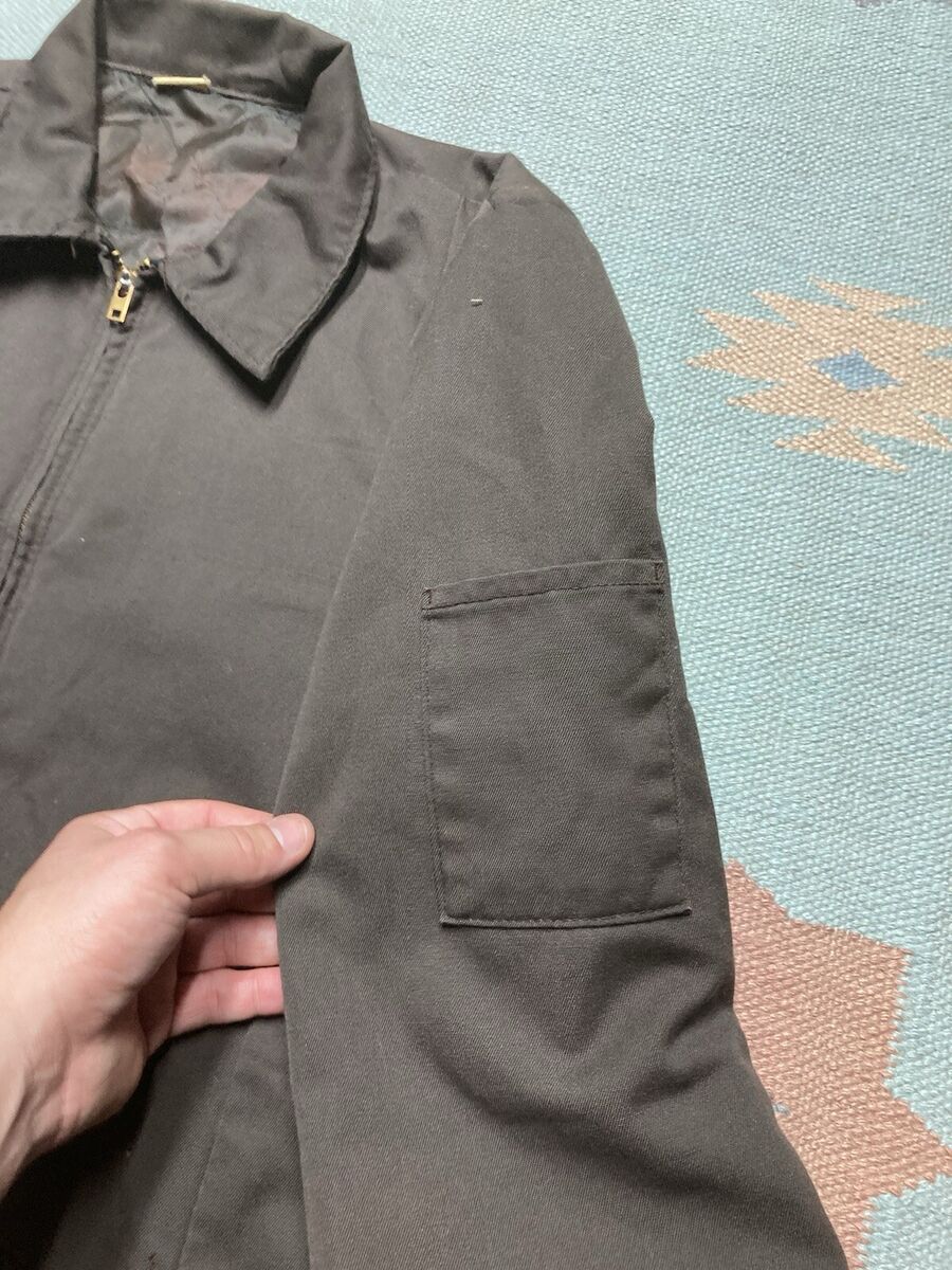 Vintage 70s red kap work jacket mechanic talon zip quilt Vintage 70s red kap work jacket mechanic talon zip quilt