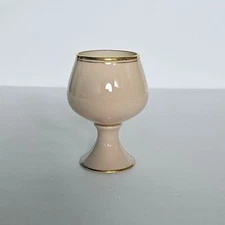 Lenox Table Top Cigarette Holder Pink Gold China Porcelain