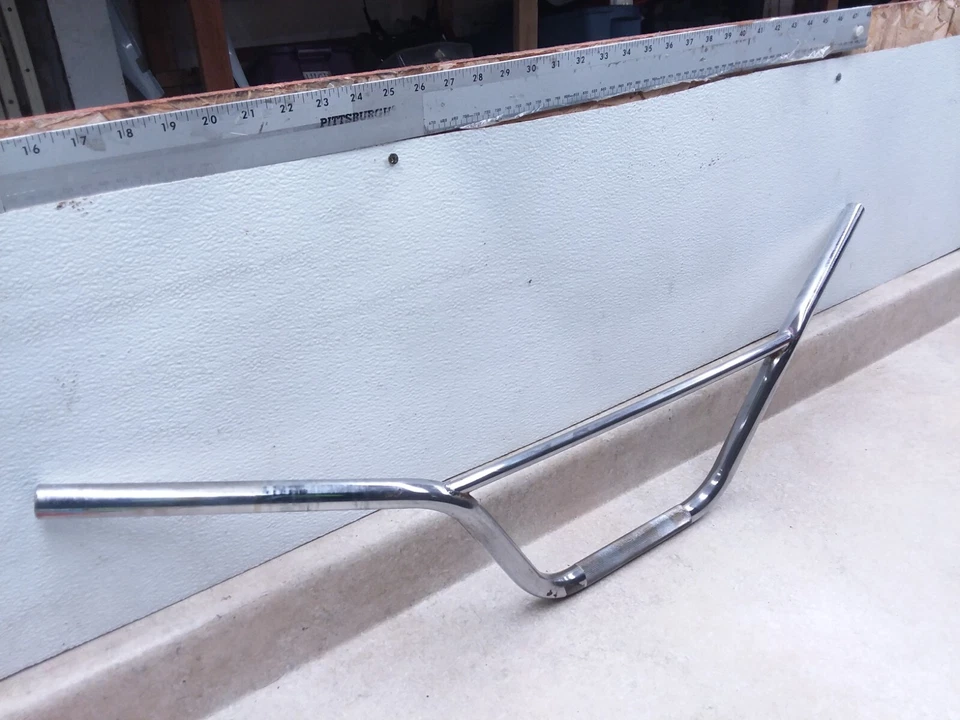 Manillar cromado Kawasaki G31M Centurion 100 G31 1970 de colección OEM ANSI-A52 #49 Foto 4 de 4