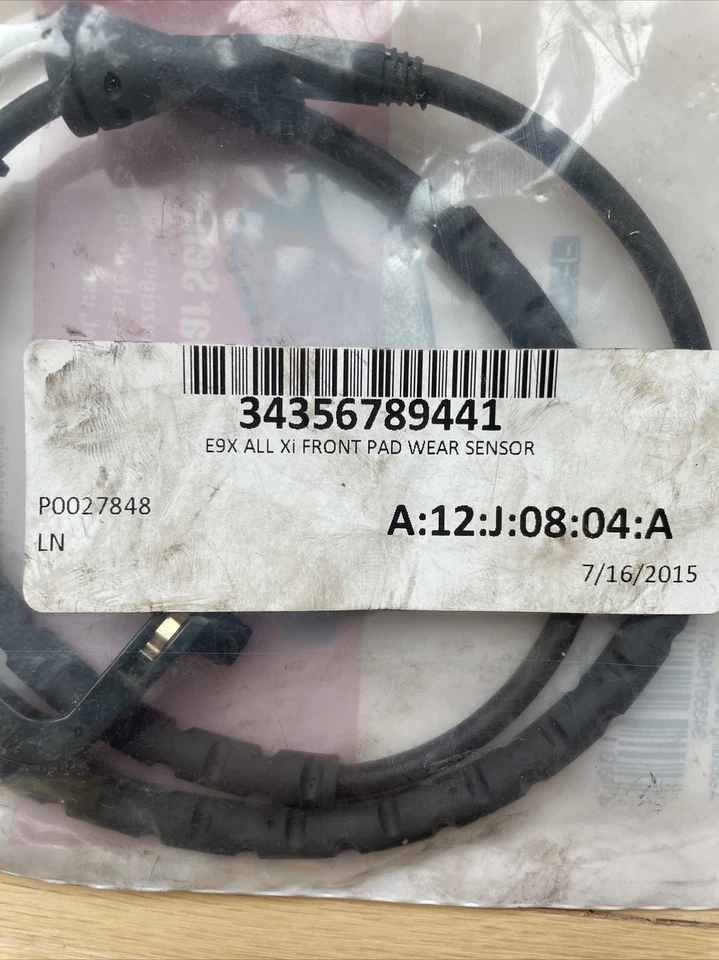 Sensor de desgaste de pastillas delanteras de freno de disco BMW ALL xi PEX WK630 Foto 4 de 4