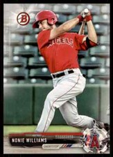 2017 Bowman Silver Paper Nonie Williams 429/499 Los Angeles Angels