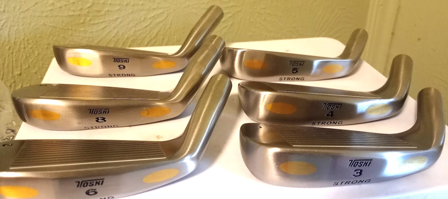 SIX new toshi Iron Golf Heads only Tough Shot #3,4,5,6,8,9 (49A)