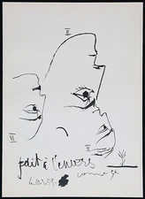 PICASSO Lithograph of wife Jacqueline Roque Toros y Toreros, Original 1961