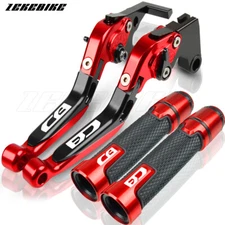 Brake Clutch Levers Handlebar Grips For Honda CB125F CB400F CB600F CB900F hornet