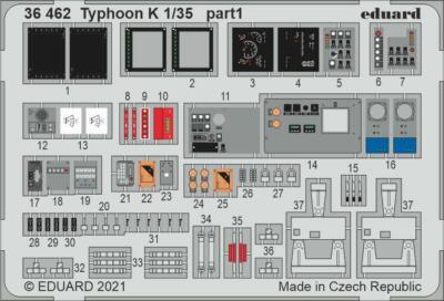 Eduard Accessories 36462 - 1:35 Typhoon K 1/35 for ZVEZDA - Neu