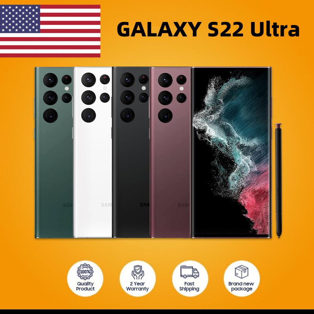 NEW Sealed Samsung Galaxy S22 Ultra 5G Factory Unlocked【IN