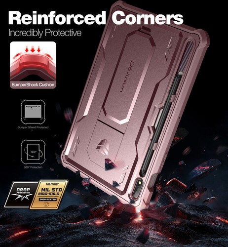Dexnor for Samsung Galaxy Tab S8 (2022) / Galaxy Tab S7 (2020) Case Shockproof - Picture 36 of 48