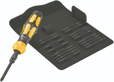 Wera Kraftform Kompakt 900 Set 1 Screwdriver Set 19 Pieces SAE 05018111001