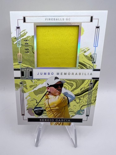 Sergio Garcia - 2024-25 Impeccable LIV Jumbo Memorabilia /99 Fireballs GC Patch