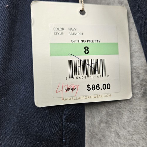 Rafaella Women's Size 8 Navy Blue Formal Blazer NWT. - Picture 6 of 12