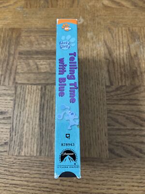 Blues Clues Telling Time With Blue VHS 97368789432| eBay