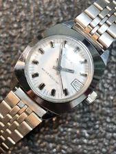 Ladies Retro Timex Vintage Mechanical Watch Women's Cushion Stainless Runs