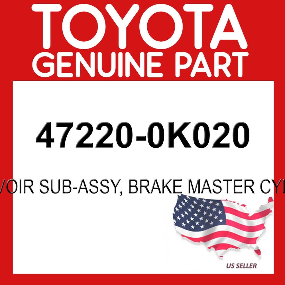 Toyota Genuine 47220-0K020 Reservoir Sub-Assy Brake Master