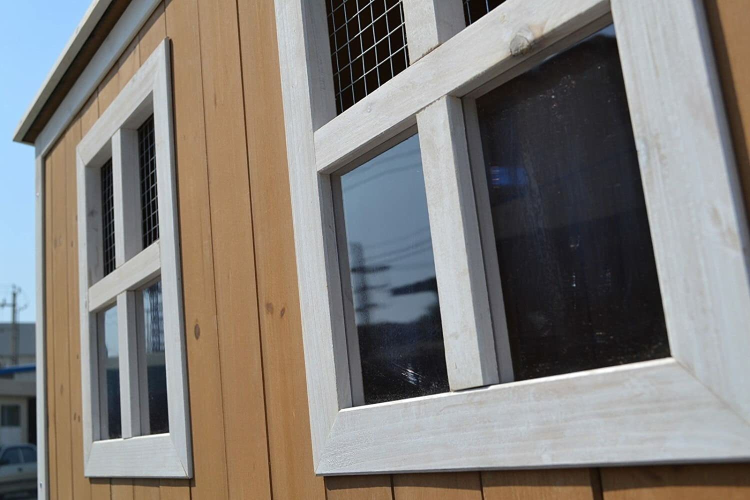 New Large Wood Chicken Coop Backyard Hen House 4-8 Chickens w 4 Nesting Box