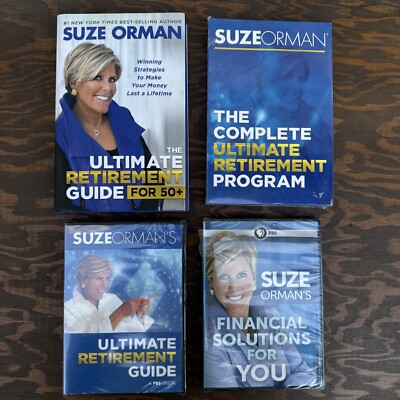SUZE ORMAN The Complete Ultimate Retirement Program, Guide DVDs + Book